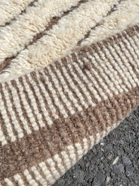 Beni ourain 8x10 rugs in tufted brown design ,Moroccan rug ,azilal area rug,morrocan rug handmade berber rugs,-rugs , 8x10 rug, rugs