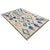 Moroccan blue berber rug custom design, Azilal rug with a gorgeous contemporary design