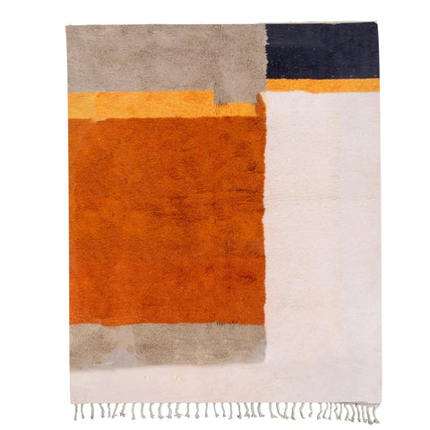 Moroccan rug gorgeous contemporary design , custom made area rug for living room , handmade with natural wool , beni mrirt berber rug