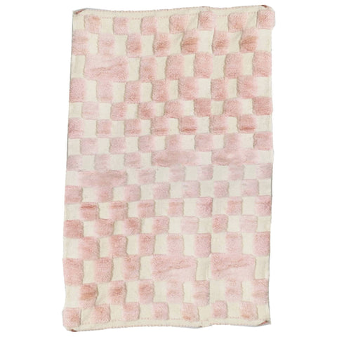 Moroccan rug textured pink beni ourain rug design , custom rugs for living room rug , abstract rugs rugs
