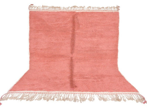 Salmon pink Moroccan rug , rugs for living room rug , handmade rug berber 8x10 rug