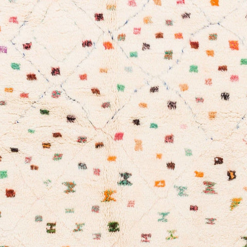 Azilal rainbow dots 8x10 rugs,Moroccan rug ,beni ourain area rug,morrocan rug handmade berber rugs,-rugs , 8x10 rug, rugs , 9x12 rugs
