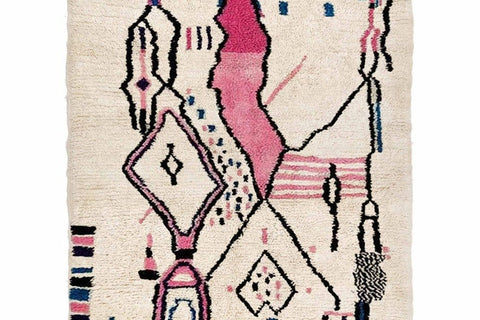 Moroccan rug in berber rug design, rugs for living room rug , handmade with natural wool area rug,8x10 rugs