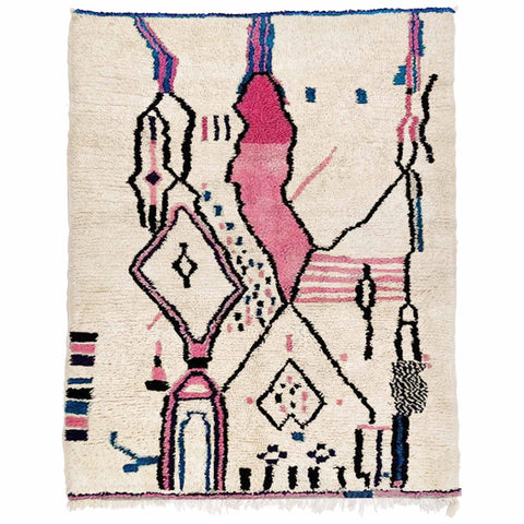 Moroccan rug in berber rug design, rugs for living room rug , handmade with natural wool area rug,8x10 rugs