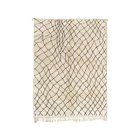 Moroccan rug , Black and Off-White Beni Ourain rug,area rug handmade abstract rugs in 8x10 rug,-rugs , 8x10 rugs,rugs rugs