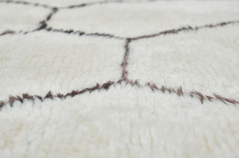 Unique Area 8x10 rug, Moroccan rug Abstract, Black and Off-White Beni Ourain rug,area rug handmade berber rugs,-rugs , 8x10 rugs,rugs rugs
