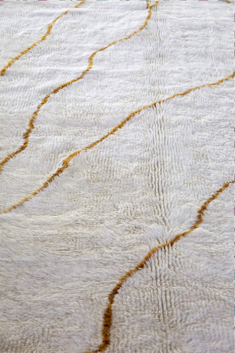 Gold abstract Beni Ourain 8x10 rugs, Moroccan rug ,Black and Off-White area rug,morrocan rug handmade berber rugs,-rugs , 8x10 rug,rugs rugs