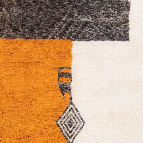 Orange tribal 8x10 rugs Beni Ourain ,Moroccan rug ,Berber area rug,morrocan rug handmade berber rugs,-rugs , 8x10 rug, rugs