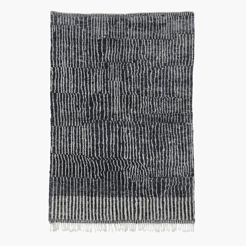 Tribal Black 8x10 rugs for living room rug,Moroccan rug ,beni ourain area rug,berber rug abstract wool rugs,-rugs , 8x10 rug,rugs ,9x12 rugs