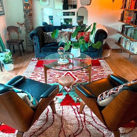 Boujad authentic rug- Moroccan Rug- Custom size rug- Contemporary rug-Berber Rug - Custom rug- rugs for living room - area rug- wool rug