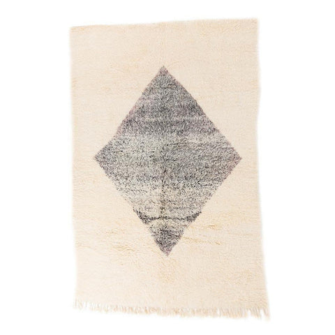 Salt and Pepper Diamond 8x10 rugs for living room rug,Moroccan rug ,beni ourain area rug,berber rug abstract wool rugs,-rugs, 8x10 rug,rugs