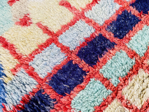 Moroccan rug , Beni ourain rug ,pink  rug, Wool rug , 8x10 rug ,Handmade rug, Area rug, rug for livingroom