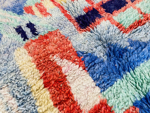 Moroccan rug , Beni ourain rug ,pink  rug, Wool rug , 8x10 rug ,Handmade rug, Area rug, rug for livingroom