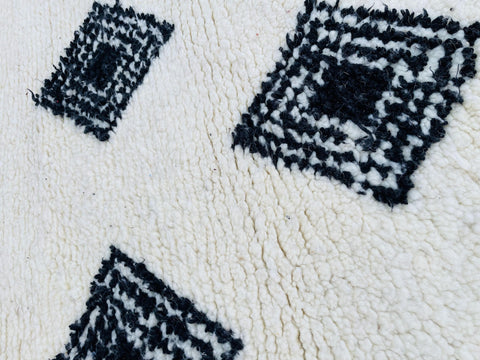 Amazing Moroccan Rug, Handmade Rug, Authentic Moroccan Rug, Abstract Berber Rug,  Wool Rug, Sheep Wool Rug, Bohemian,Beni ourain rug