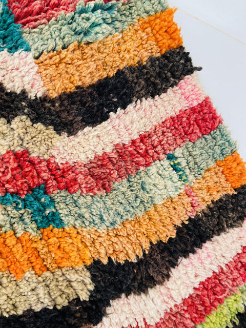 One of a kind Moroccan rug ,9x5ft rug  Beni ourain rug ,pink  rug, Wool rug , 8x10 rug ,Handmade rug, Area rug, rug for livingroom