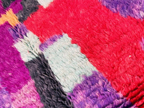 Authentic Moroccan rug , Beni ourain rug ,pink  rug, Wool rug , 8x10 rug ,Handmade rug, Area rug, rug for livingroom