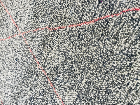 Moroccan Rug, Handmade beni Rug, Authentic Moroccan Rug, Abstract Berber Rug, bleu red Wool Rug, Sheep Wool Rug, Bohemian,Beni ourain rug