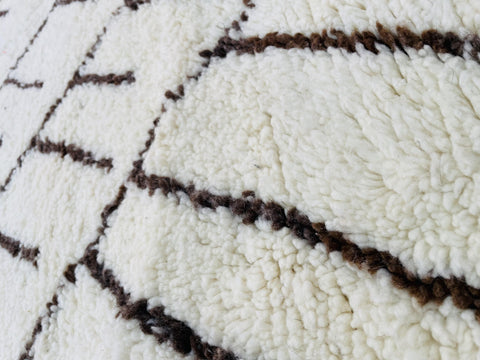 Abstract Moroccan Rug, Handmade Rug, Authentic Moroccan Rug, Abstract Berber Rug,  Wool Rug, Sheep Wool Rug, Bohemian,Beni ourain rug