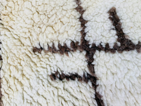 Abstract Moroccan Rug, Handmade Rug, Authentic Moroccan Rug, Abstract Berber Rug,  Wool Rug, Sheep Wool Rug, Bohemian,Beni ourain rug