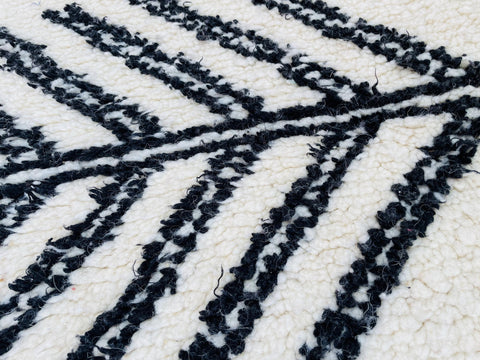 Amazing Moroccan Rug, Handmade Rug, Authentic Moroccan Rug, Abstract Berber Rug,  Wool Rug, Sheep Wool Rug, Bohemian,Beni ourain rug