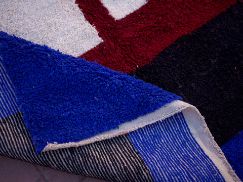 Moroccan Handmade rug ,Beni ourain style Morocco wool Berber Rug, modern rug, Hand woven rug Soft wool rug