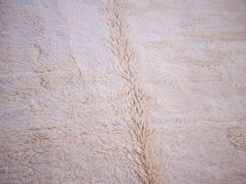 Moroccan rug white - Solid white rug - Plain white rug - Minimalist rug - Beni ourain rug - Handmade rug - Moroccan area rug