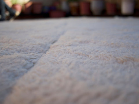 Moroccan rug Hand knotted - Beni ourain rug - Wool berber rug - handmade rug - Genuine lamb wool, Handmade Rug