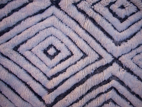 Beni ourain rug Taupe and Black , Moroccan rug , Berber carpet , Genuine Wool rug , Handmade rug, Modern Berber rug, Area rug