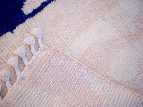 Moroccan rug rug - Wool Berber rug - Beni ourain rug - Handmade rug - Moroccan area rug - Pink rug - Contemporary rug