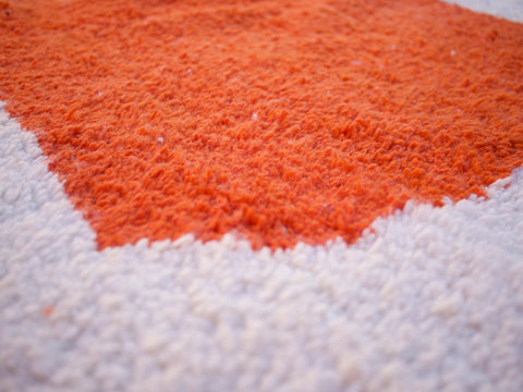 Moroccan Handmade rug ,Beni ourain style Morocco wool Berber Rug, modern rug, Hand woven rug Soft wool rug