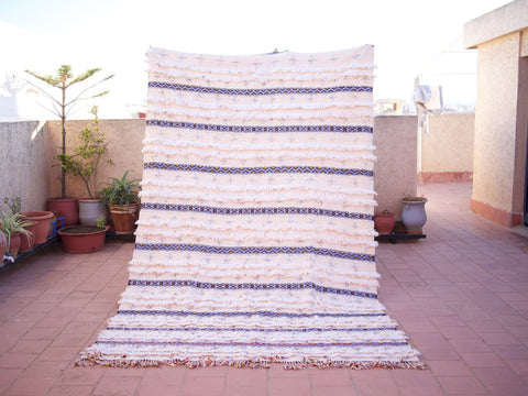 Moroccan Wedding Blanket, Wool Moroccan Rug, Berber Rug, Pink Wool Rug, Made Moroccan Rug