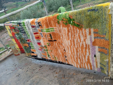 BEST SELLER extra soft Beni Ourain rug , beni ourain custom and handmade with natural wool
