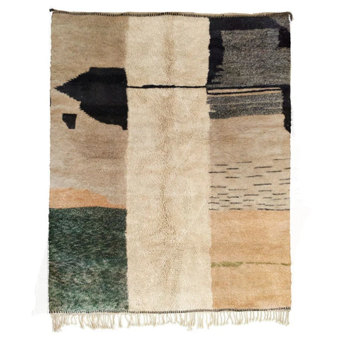 Abstract rug in gorgeous design, rugs for living room rug , handmade wool area rug,8x10 rug