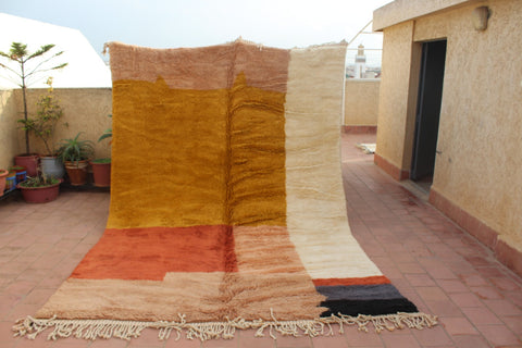 BEST SELLER Design extra soft Beni Ourain rug , beni ourain custom and handmade with natural wool