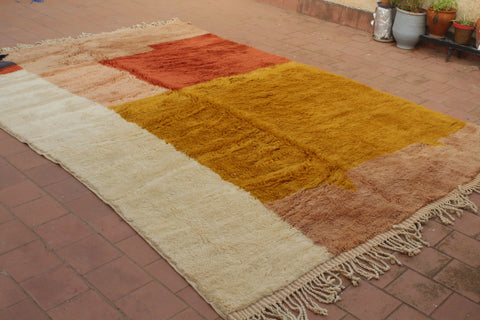 BEST SELLER Design extra soft Beni Ourain rug , beni ourain custom and handmade with natural wool