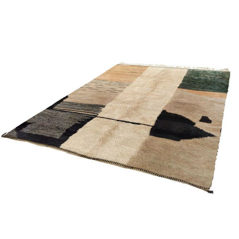 Abstract rug in gorgeous design, rugs for living room rug , handmade wool area rug,8x10 rug