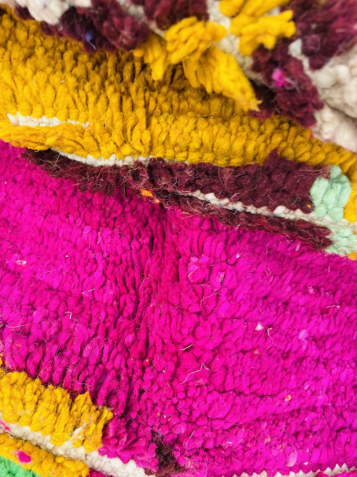 Moroccan Berber Rug, Handmade Rug, Vintage Authentic Moroccan Rug, Abstract Berber Rug,Wool Rug, Sheep Wool Rug, Beni ourain rug - Africancreates