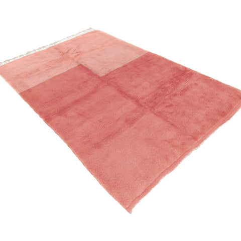 Moroccan rug gorgeous contemporary design , custom made area rug for living room , handmade with natural wool , beni mrirt pink berber rug - Africancreates