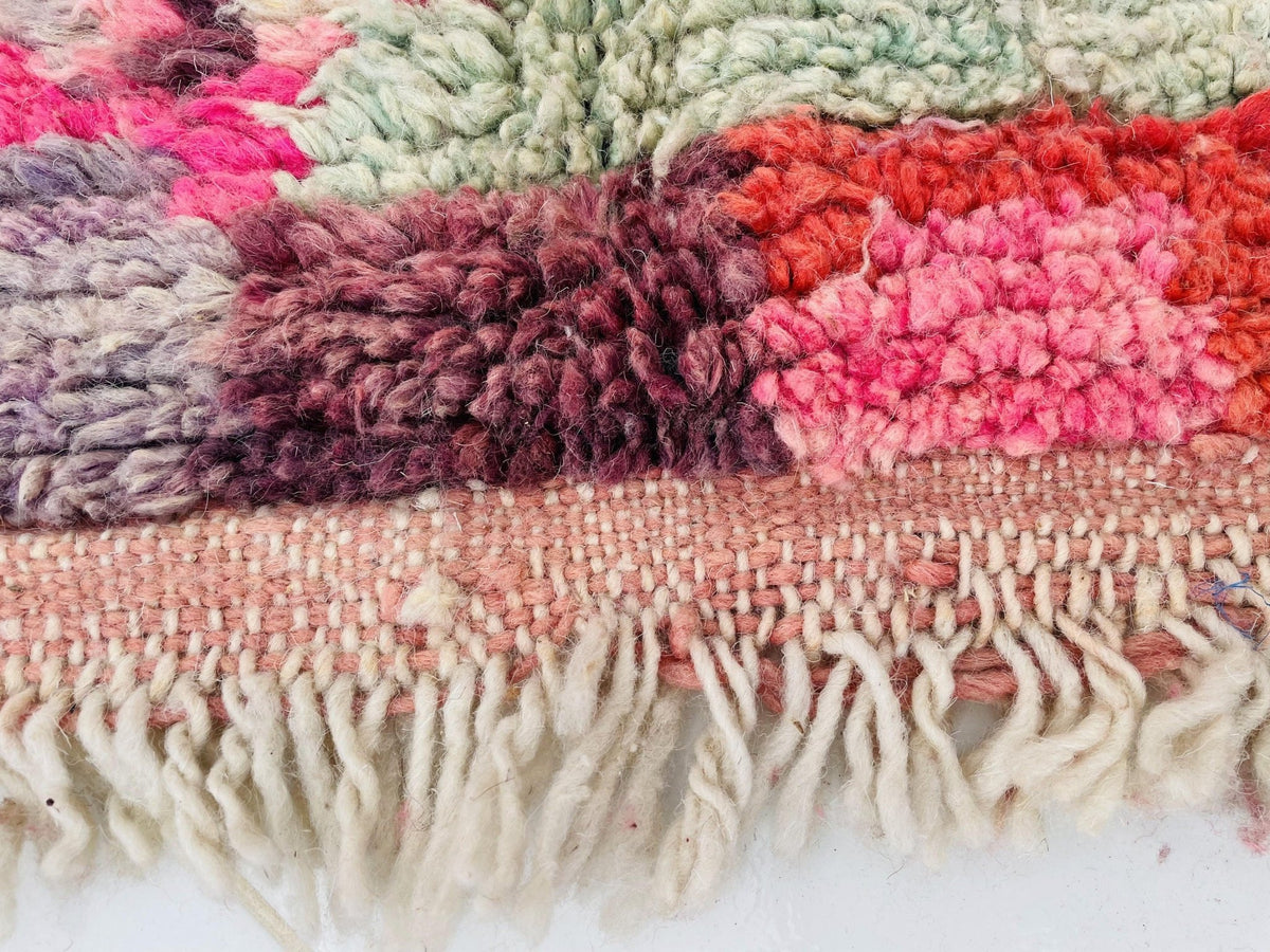Moroccan Rug, Handmade Rug, Vintage Authentic Moroccan Rug, Abstract Berber Rug,Wool Rug, Sheep Wool Rug, Beni ourain rug - Africancreates