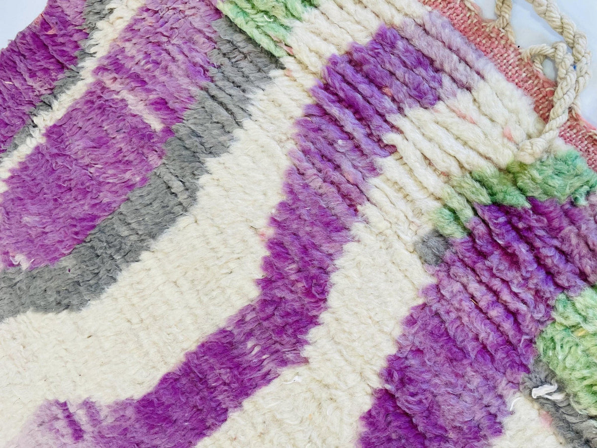 Moroccan Rug, Handmade Rug, Vintage Authentic Moroccan Rug, Abstract Berber Rug,Wool Rug, Sheep Wool Rug, Beni ourain rug - Africancreates