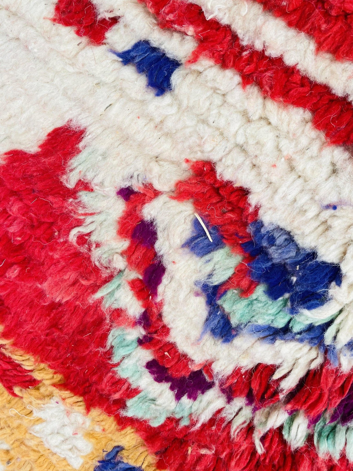 Moroccan Rug, Handmade Rug, Vintage Authentic Moroccan Rug, Abstract Berber Rug,Wool Rug, Sheep Wool Rug, Beni ourain rug - Africancreates