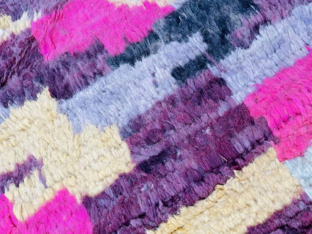 Moroccan Rug, Handmade Rug, Vintage Authentic Moroccan Rug, Abstract Berber Rug,Wool Rug, Sheep Wool Rug, Beni ourain rug - Africancreates