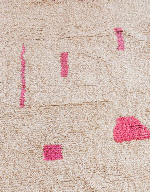 Moroccan rug in pink rusty abstract rug design, custom rugs for living room rug , handmade 8x10 rug berber , -rug - Africancreates