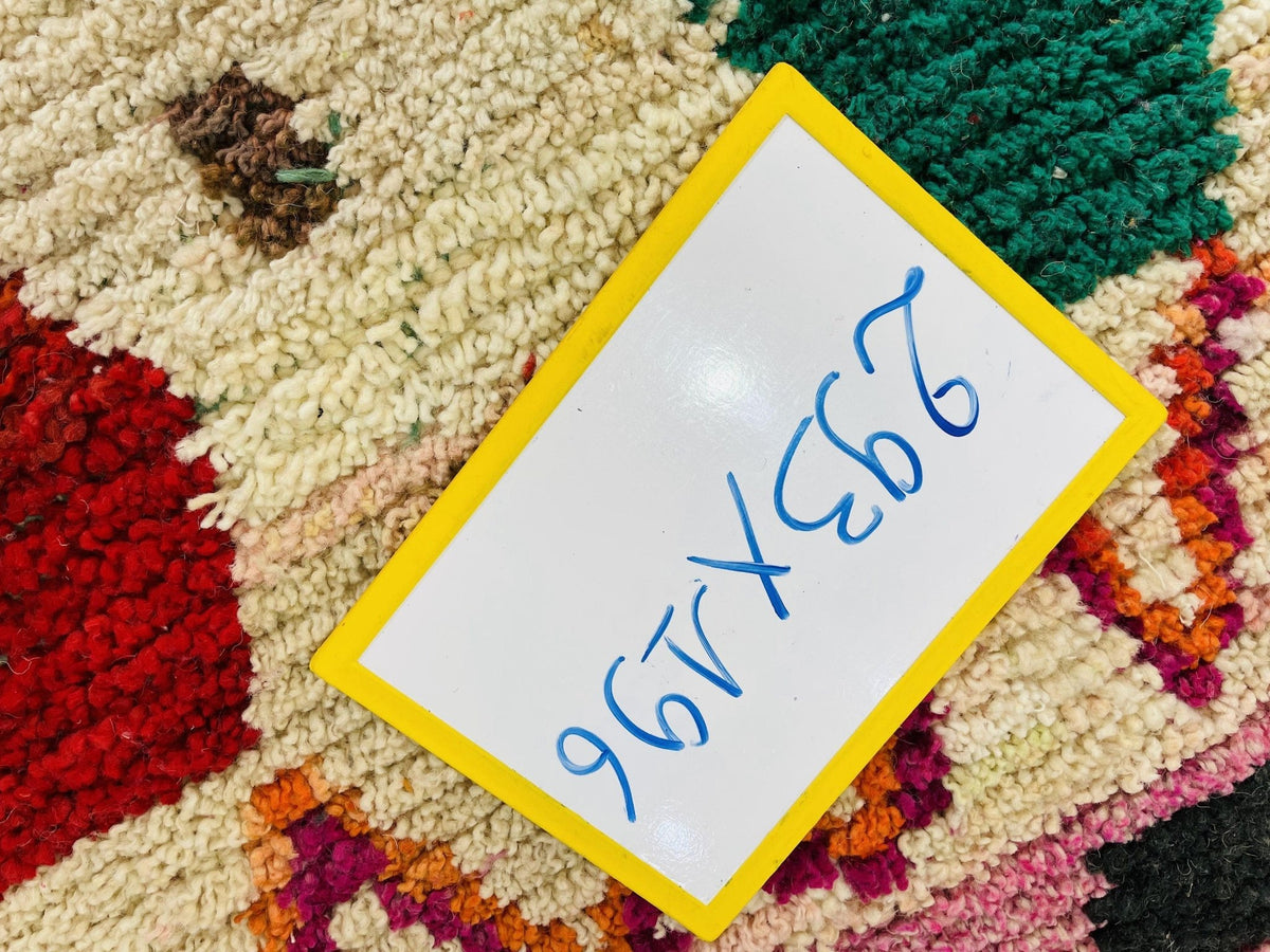 STUNNING Vintage Moroccan Rug, Handmade Rug, Vintage Authentic Moroccan Rug, Abstract Berber Rug,Wool Rug, Sheep Wool Rug, Beni ourain rug - Africancreates