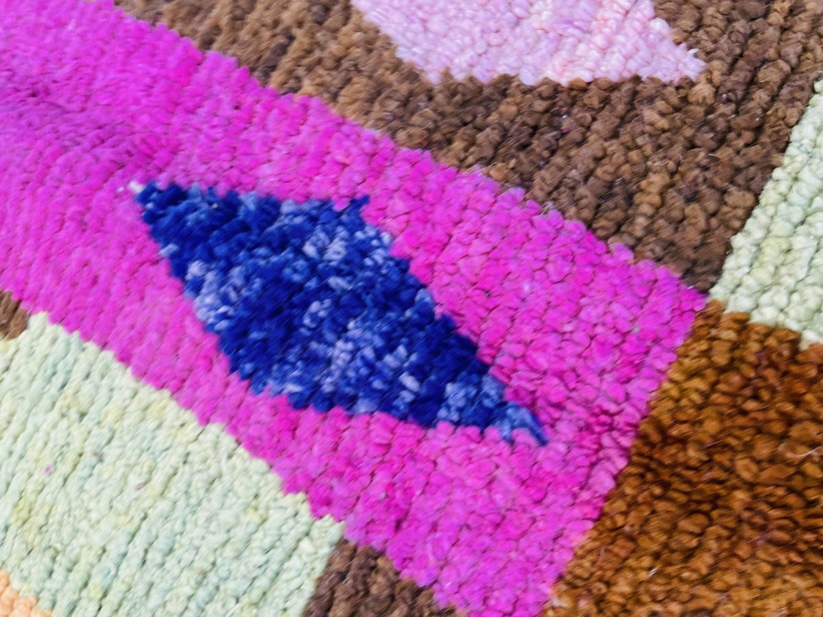 VINTAGE Moroccan Rug, Handmade Rug, Vintage Authentic Moroccan Rug, Abstract Berber Rug,Wool Rug, Sheep Wool Rug, Beni ourain rug - Africancreates