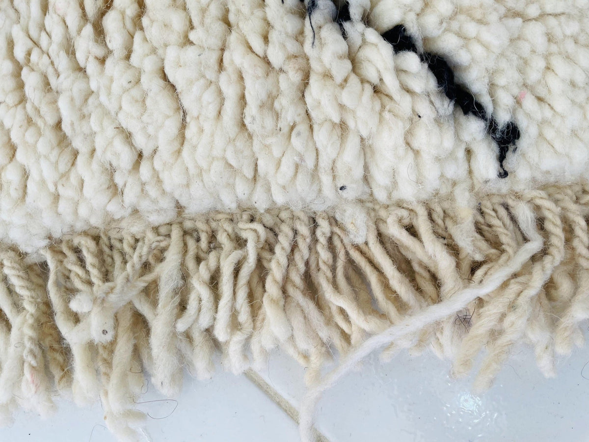 VINTAGE Moroccan Rug, Handmade Rug, Vintage Authentic Moroccan Rug, Abstract Berber Rug,Wool Rug, Sheep Wool Rug, Beni ourain rug - Africancreates